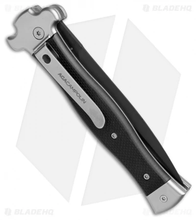 AGA Campolin Zero Dagger Leverlock Automatic Knife Black G-10 (3.75" Black) 5 AGA Campolin Zero Dagger Leverlock Automatic Knife Black G-10 (3.75" Black) - Image 3