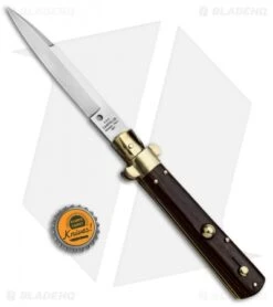 AGA Campolin 10" Frosolone Bayonet Stiletto Knife Cocobolo Brass (4.5" Polish) 11 AGA Campolin 10" Frosolone Bayonet Stiletto Knife Cocobolo Brass (4.5" Polish) -AGA Campolin AGA Campolin 10in Frosolone Bayo Stiletto Cocobolo Brass Polish BP 28945 jr bottlecap