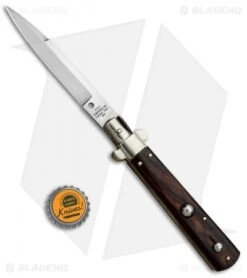 AGA Campolin 10" Frosolone Bayonet Stiletto Knife Cocobolo (4.5" Polish) -AGA Campolin AGA Campolin 10in Frosolone Bayo Stiletto Cocobolo Polish BP 28944 jr bottlecap