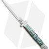 AGA Campolin 11" Maltese Cr. Dagger Auto Italian Stiletto Abalone (5" Satin) 1 AGA Campolin 11" Maltese Cr. Dagger Auto Italian Stiletto Abalone (5" Satin) -AGA Campolin AGA Campolin 11in Maltese Cr. Dagger Stiletto Abalone Satin BHQ 76134 jr