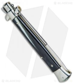 AGA Campolin 11" Picklock Automatic Italian Stiletto Dark Horn (5" Satin) 2017 8 AGA Campolin 11" Picklock Automatic Italian Stiletto Dark Horn (5" Satin) 2017 -AGA Campolin AGA Campolin 11in Picklock Italian Stiletto Dark Horn Satin BHQ 78227 jr side