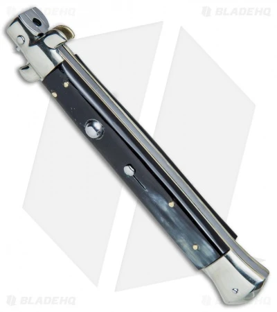 AGA Campolin 11" Picklock Automatic Italian Stiletto Dark Horn (5" Satin) 2017 4 AGA Campolin 11" Picklock Automatic Italian Stiletto Dark Horn (5" Satin) 2017 - Image 2