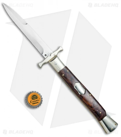AGA Campolin 13" Bat Swinguard Automatic Cocobolo (5.75" Satin Bayonet) 6 AGA Campolin 13" Bat Swinguard Automatic Cocobolo (5.75" Satin Bayonet) - Image 4