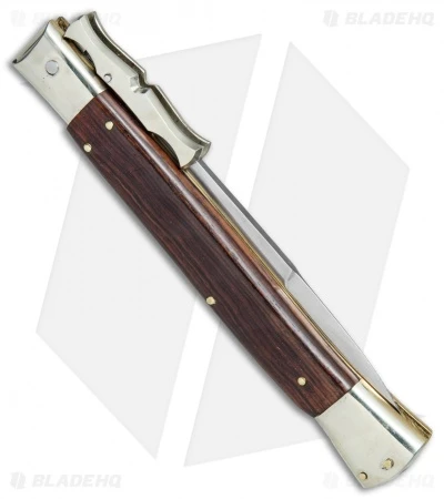 AGA Campolin 13" Bat Swinguard Automatic Cocobolo (5.75" Satin Bayonet) 5 AGA Campolin 13" Bat Swinguard Automatic Cocobolo (5.75" Satin Bayonet) - Image 3