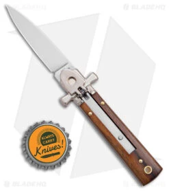 AGA Campolin 6" Dominus Leverlock Automatic Knife Wood (2.5" Satin) 9 AGA Campolin 6" Dominus Leverlock Automatic Knife Wood (2.5" Satin) -AGA Campolin AGA Campolin 6in Dominus LL Auto Wood Satin BHQ 178780 jr bottlecap