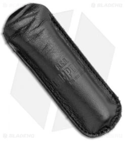 AGA Campolin Baron Automatic Knife Dark Horn (3.75" Satin) 10 AGA Campolin Baron Automatic Knife Dark Horn (3.75" Satin) -AGA Campolin AGA Campolin LL Auto Dark Horn Satin BHQ 117069 jr sheath