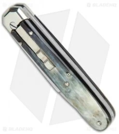 AGA Campolin Baron Automatic Knife Dark Horn (3.75" Satin) 8 AGA Campolin Baron Automatic Knife Dark Horn (3.75" Satin) -AGA Campolin AGA Campolin LL Auto Dark Horn Satin BHQ 117069 jr spine