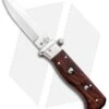 AGA Campolin Piccolo Italian Stiletto Automatic Knife Cocobolo (2.8" Satin) -AGA Campolin AGA Campolin Piccolo Italian Stiletto Auto Cococbolo Satin BHQ 92867 jr