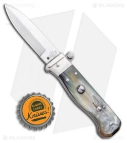 AGA Campolin Piccolo Italian Stiletto Automatic Knife Brazilian Horn(2.8" Satin) 9 AGA Campolin Piccolo Italian Stiletto Automatic Knife Brazilian Horn(2.8" Satin) -AGA Campolin AGA Campolin Piccolo Italian Stiletto Automatic Knife Brazilian Horn Satin BHQ 99413 ns bottlecap