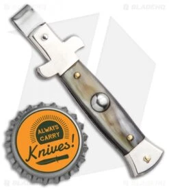 AGA Campolin Stiletto Money Clip (Honey Horn) -AGA Campolin AGA Campolin Stiletto Money Clip Honey Horn BHQ 93766 jr bottlecap