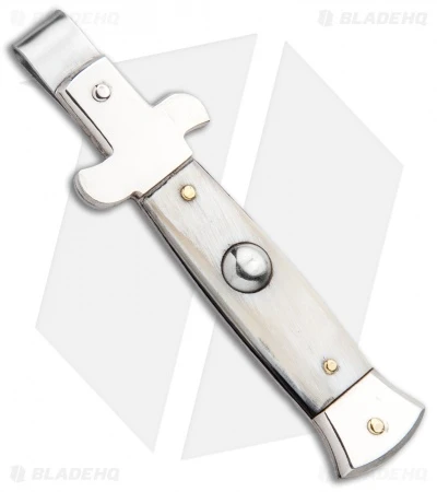 AGA Campolin Stiletto Money Clip (White Bone) 2 AGA Campolin Stiletto Money Clip (White Bone)