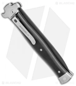 AGA Campolin Zero+ Italian Leverlock Automatic Knife Black G-10 (4.25" Black)2.0 8 AGA Campolin Zero+ Italian Leverlock Automatic Knife Black G-10 (4.25" Black)2.0 -AGA Campolin AGA Campolin Zero Bayo LL Auto Black G 10 Black BHQ 105435 jr side