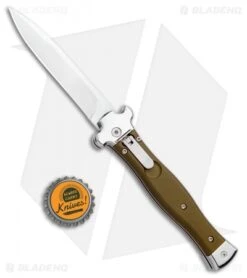 AGA Campolin Zero Bayo Leverlock Automatic Knife ODGreen Aluminum (3.75" Satin) 9 AGA Campolin Zero Bayo Leverlock Automatic Knife ODGreen Aluminum (3.75" Satin) -AGA Campolin AGA Campolin Zero Bayo LL Auto Green Alum Satin AGA01ALOD LB BHQ 99414 jr bottlecap