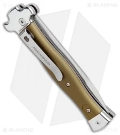 AGA Campolin Zero Bayo Leverlock Automatic Knife ODGreen Aluminum (3.75" Satin) 8 AGA Campolin Zero Bayo Leverlock Automatic Knife ODGreen Aluminum (3.75" Satin) -AGA Campolin AGA Campolin Zero Bayo LL Auto Green Alum Satin AGA01ALOD LB BHQ 99414 jr side