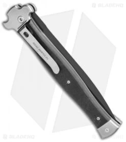 AGA Campolin Zero+ Dagger Leverlock Automatic Knife Black G-10 (4.25" Black)2.0 8 AGA Campolin Zero+ Dagger Leverlock Automatic Knife Black G-10 (4.25" Black)2.0 -AGA Campolin AGA Campolin Zero Dagger LL Auto Black G 10 Black BHQ 105419 jr side