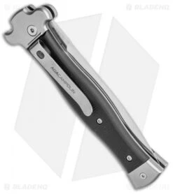 AGA Campolin Zero Dagger Leverlock Automatic Knife Black G-10 (3.75" Satin) 8 AGA Campolin Zero Dagger Leverlock Automatic Knife Black G-10 (3.75" Satin) -AGA Campolin AGA Campolin Zero Dagger LL Auto Black G 10 Satin AGA01N SD BHQ 74035 jr side