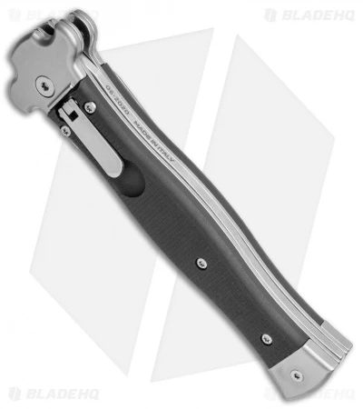 AGA Campolin Zero Dagger Leverlock Automatic Knife Black G-10 (3.75" Satin) 4 AGA Campolin Zero Dagger Leverlock Automatic Knife Black G-10 (3.75" Satin) - Image 2