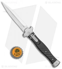 AGA Campolin Zero Dagger Leverlock Automatic Knife Carbon Fiber (3.75" Satin) 9 AGA Campolin Zero Dagger Leverlock Automatic Knife Carbon Fiber (3.75" Satin) -AGA Campolin AGA Campolin Zero Dagger LL Auto CF Satin AGA01CF SD BHQ 79656 jr bottlecap