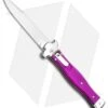 AGA Campolin Zero Italian Leverlock Automatic Knife Violet G-10 (3.75" Tumbled) 2 AGA Campolin Zero Italian Leverlock Automatic Knife Violet G-10 (3.75" Tumbled) -AGA Campolin AGA Campolin Zero Dagger Leverlock Automatic Knife Black G 10 3.75in Satin AGA01N SD BHQ 74035 LS 2