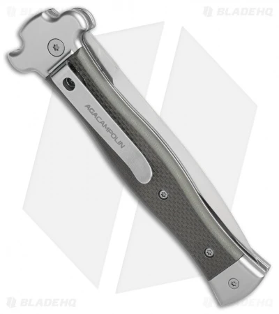 AGA Campolin Zero Dagger Leverlock Automatic Knife Green G-10 (3.75" Satin) 4 AGA Campolin Zero Dagger Leverlock Automatic Knife Green G-10 (3.75" Satin) - Image 2