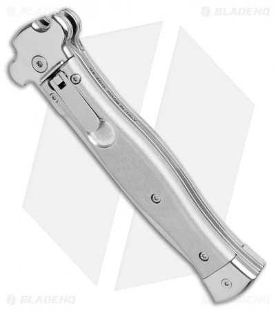 AGA Campolin Zero Dagger Leverlock Automatic Knife Aluminum (3.75" Tumbled) 4 AGA Campolin Zero Dagger Leverlock Automatic Knife Aluminum (3.75" Tumbled) - Image 2