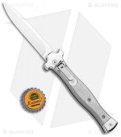 AGA Campolin Zero Bayonet Italian Leverlock Auto Knife Gray Aluminum 8 AGA Campolin Zero Bayonet Italian Leverlock Auto Knife Gray Aluminum -AGA Campolin AGA Campolin Zero Italian LL Gray Aluminum Tumbled AGA01ALP B BHQ 97991 jr bottlecap