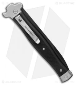 AGA Campolin Zero+ Italian Leverlock Automatic Knife G-10 (4.5" Bayo Black M390) 7 AGA Campolin Zero+ Italian Leverlock Automatic Knife G-10 (4.5" Bayo Black M390) -AGA Campolin AGA Campolin Zero Italian Leverlock Automatic Knife G 10 4.5 Bayo Black M390 BHQ 134982 LS Side