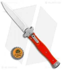 AGA Campolin Zero Leverlock Automatic Knife Orange G-10 (3.75" Satin) 9 AGA Campolin Zero Leverlock Automatic Knife Orange G-10 (3.75" Satin) -AGA Campolin AGA Campolin Zero Orange G 10 LL Bayo Satin GX 19715 jr bottlecap
