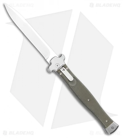 AGA Campolin Zero+ Italian Leverlock Automatic Knife OD Grn G-10 (4.5"Sat Bayo) 3 AGA Campolin Zero+ Italian Leverlock Automatic Knife OD Grn G-10 (4.5"Sat Bayo)