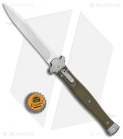 AGA Campolin Zero Bayonet Leverlock Automatic Green G-10 (4.5" Satin) 9 AGA Campolin Zero Bayonet Leverlock Automatic Green G-10 (4.5" Satin) -AGA Campolin AGA Campolin Zero Reverse Tanto LL Auto Green G 10 Satin BHQ 134843 jr bottlecap