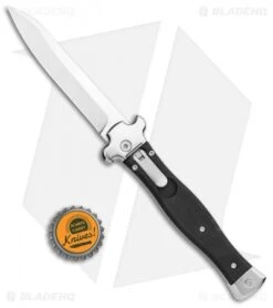 AGA Campolin Zero Reverse Tanto Leverlock Auto Knife Smooth Black G-10 (3.75") 10 AGA Campolin Zero Reverse Tanto Leverlock Auto Knife Smooth Black G-10 (3.75") -AGA Campolin AGA Campolin Zero Reverse Tanto LL Black G 10 Satin BHQ 117113 jr bottlecap