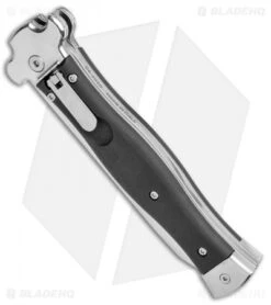 AGA Campolin Zero Reverse Tanto Leverlock Auto Knife Smooth Black G-10 (3.75") 8 AGA Campolin Zero Reverse Tanto Leverlock Auto Knife Smooth Black G-10 (3.75") -AGA Campolin AGA Campolin Zero Reverse Tanto LL Black G 10 Satin BHQ 117113 jr spine