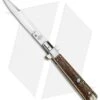 AGA Campolin 11" Frosolone Bayonet Stiletto Automatic Knife Stag (5" Satin) 1 AGA Campolin 11" Frosolone Bayonet Stiletto Automatic Knife Stag (5" Satin) -AGA Campolin AGA Frosolone Stag Nickel 11in Bayo BP 29296 jr
