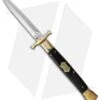 AGA Campolin 13" Bat Swinguard Automatic Brass/Ebony Wood (5.75" Satin Dagger) 2 AGA Campolin 13" Bat Swinguard Automatic Brass/Ebony Wood (5.75" Satin Dagger) -AGA Campolin aga 13in bat brass swing ebony dagger cm