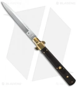 AGA Campolin 13" Italian Frosolone Automatic Brass/Ebony Wood (6.5" Bayonet)