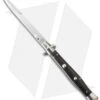 AGA Campolin 13" Picklock Automatic Italian Stiletto Ebony Wood (6" Satin Bayo) 1 AGA Campolin 13" Picklock Automatic Italian Stiletto Ebony Wood (6" Satin Bayo) -AGA Campolin aga 13in picklock ebony bayo cm