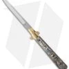 AGA Campolin 13" Italian Frosolone Automatic Knife Brass/Abalone (Bayonet) 1 AGA Campolin 13" Italian Frosolone Automatic Knife Brass/Abalone (Bayonet) -AGA Campolin aga 13inch abalone frosolone brass jm
