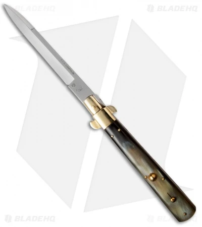 AGA Campolin 13" Italian Frosolone Automatic Brazilian Horn (6.5" Satin Bayo) 3 AGA Campolin 13" Italian Frosolone Automatic Brazilian Horn (6.5" Satin Bayo)