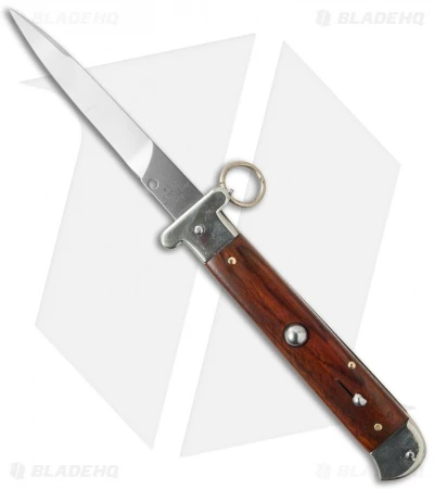 AGA Campolin Francese Ring Pull Automatic Knife Cocobolo (3.75" Satin Flat) 3 AGA Campolin Francese Ring Pull Automatic Knife Cocobolo (3.75" Satin Flat)