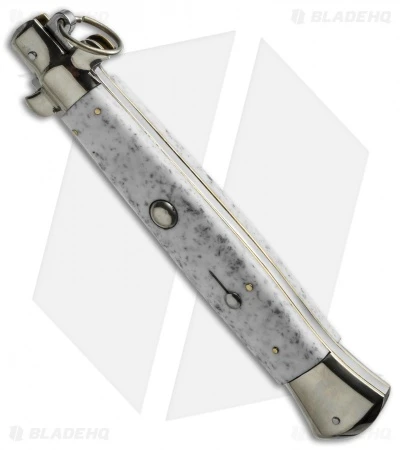AGA Campolin 15" Ring Pull Automatic Italian Stiletto Marble (7" Satin Bayo) 4 AGA Campolin 15" Ring Pull Automatic Italian Stiletto Marble (7" Satin Bayo) - Image 2