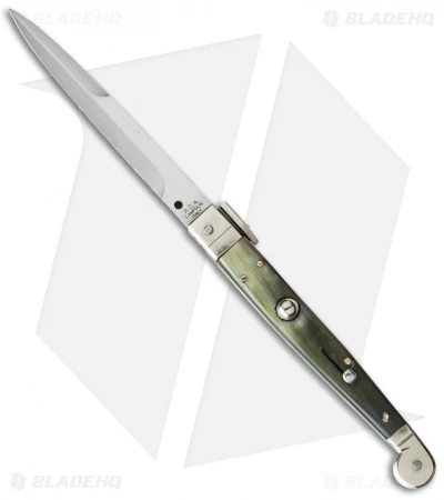 AGA Campolin 9" Sicilian Picklock Automatic Brazilian Horn (4.1" Satin Bayo) 3 AGA Campolin 9" Sicilian Picklock Automatic Brazilian Horn (4.1" Satin Bayo)