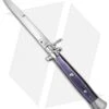AGA Campolin 15" Ring Pull Automatic Italian Stiletto Purple (7" Satin Bayo) 1 AGA Campolin 15" Ring Pull Automatic Italian Stiletto Purple (7" Satin Bayo) -AGA Campolin stiletto 15in ring purple swirl dl